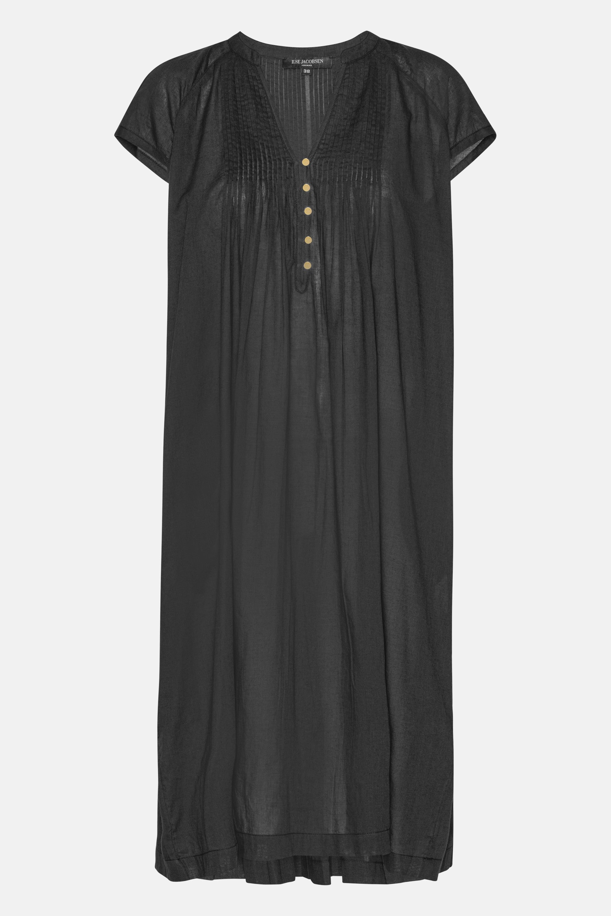 Short Sleeve Long Dress - Dark Indigo
